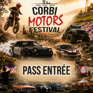Billet d'entrée – Corbi Motors Festival 2026